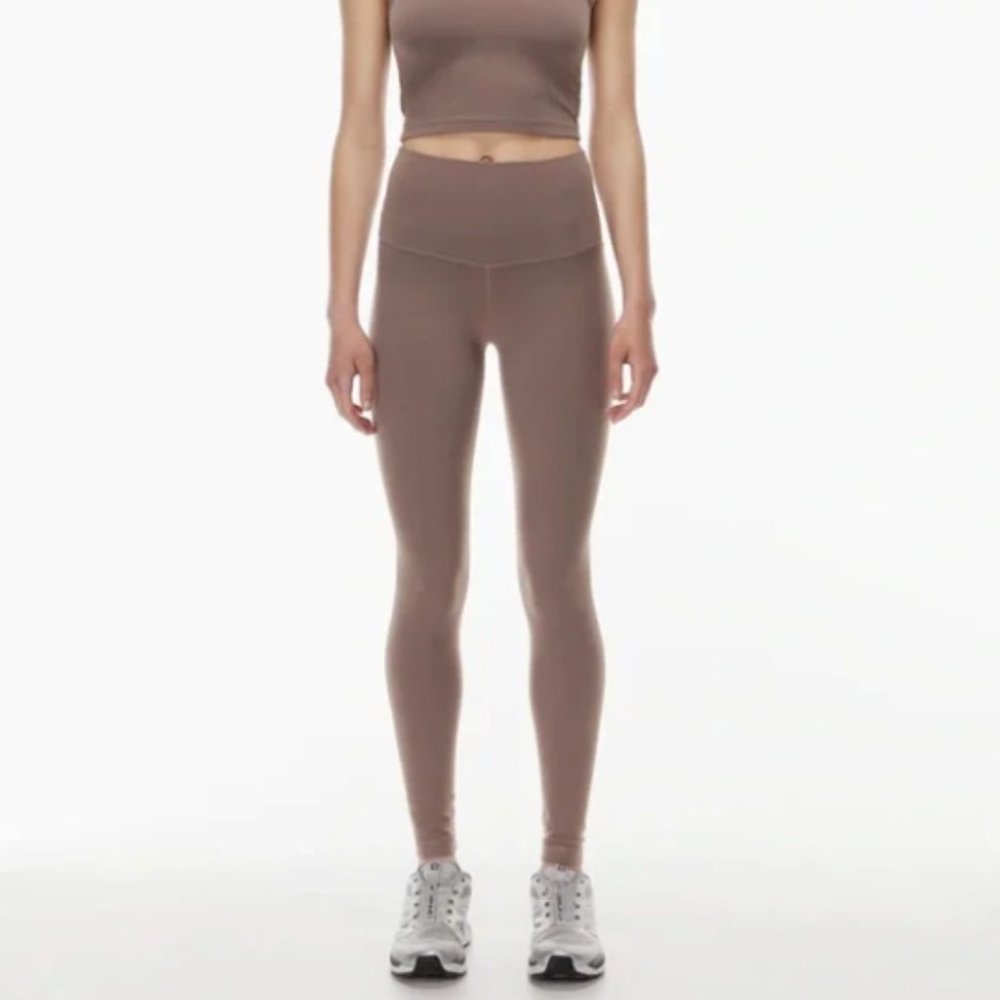 Aritzia TnAction TnaBUTTER™ Atmosphere Hi-Rise Legging - taupe, size S